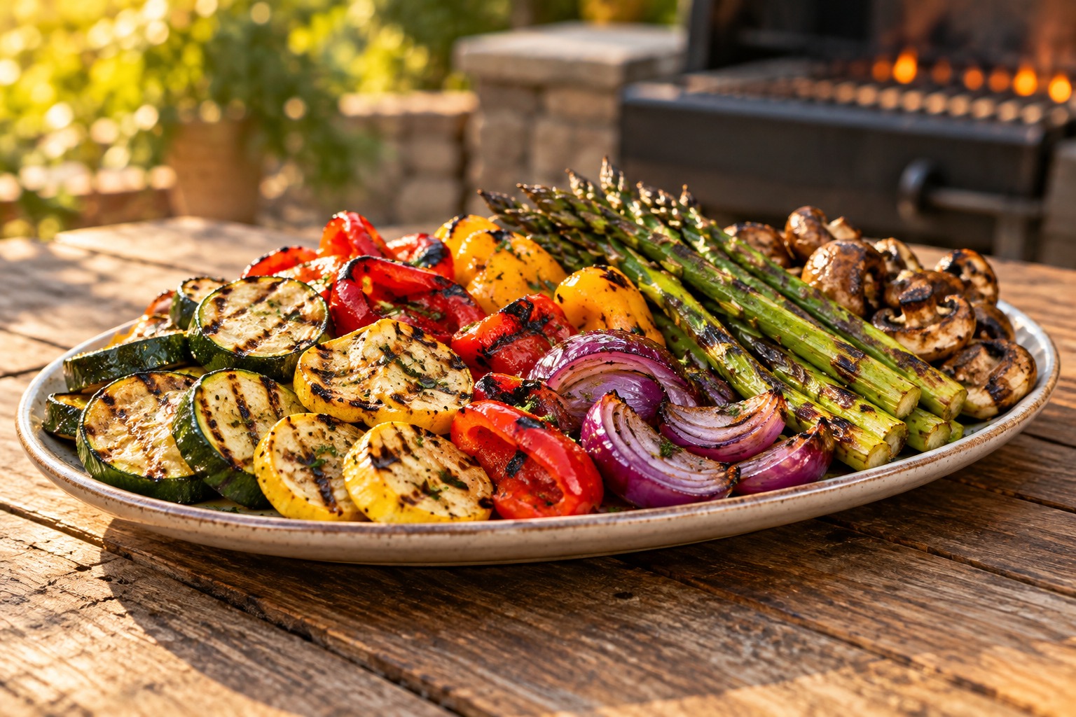 Big Batch of Grilled Veggies