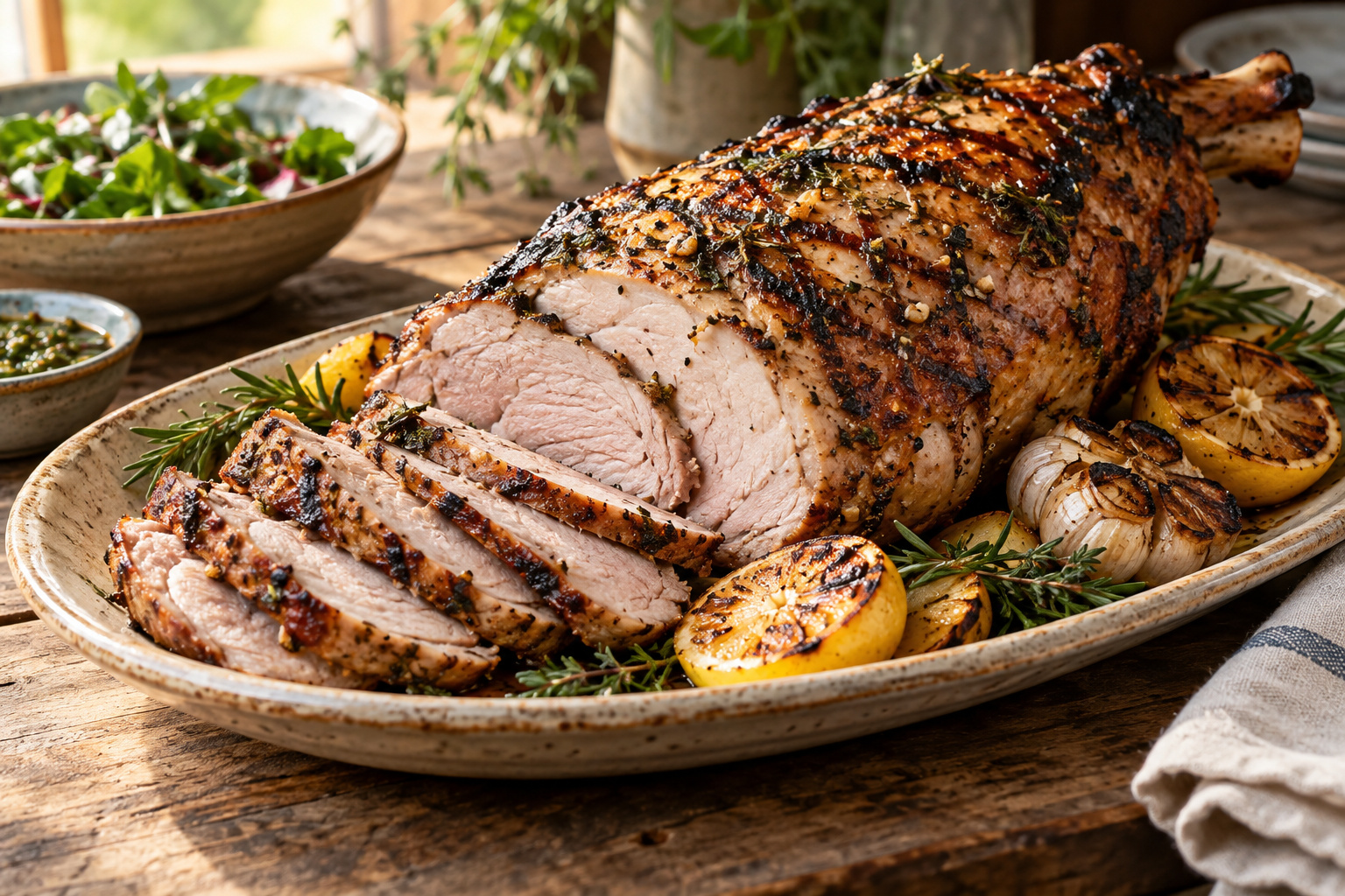 Grilled Leg of Pork