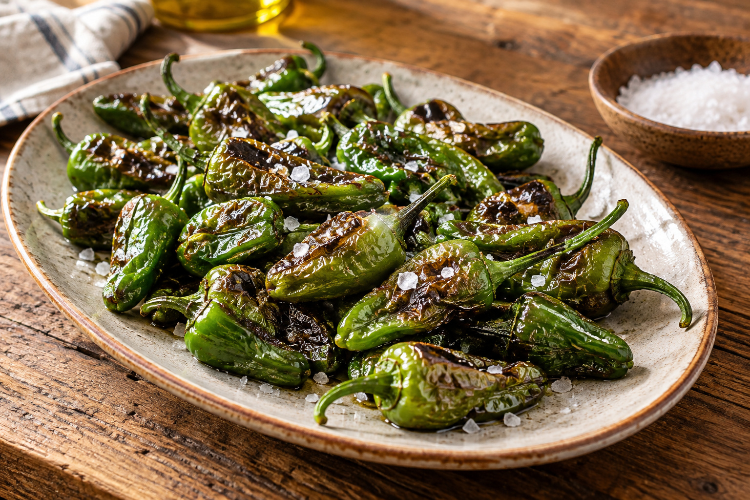 Grilled Pimientos de Padrón