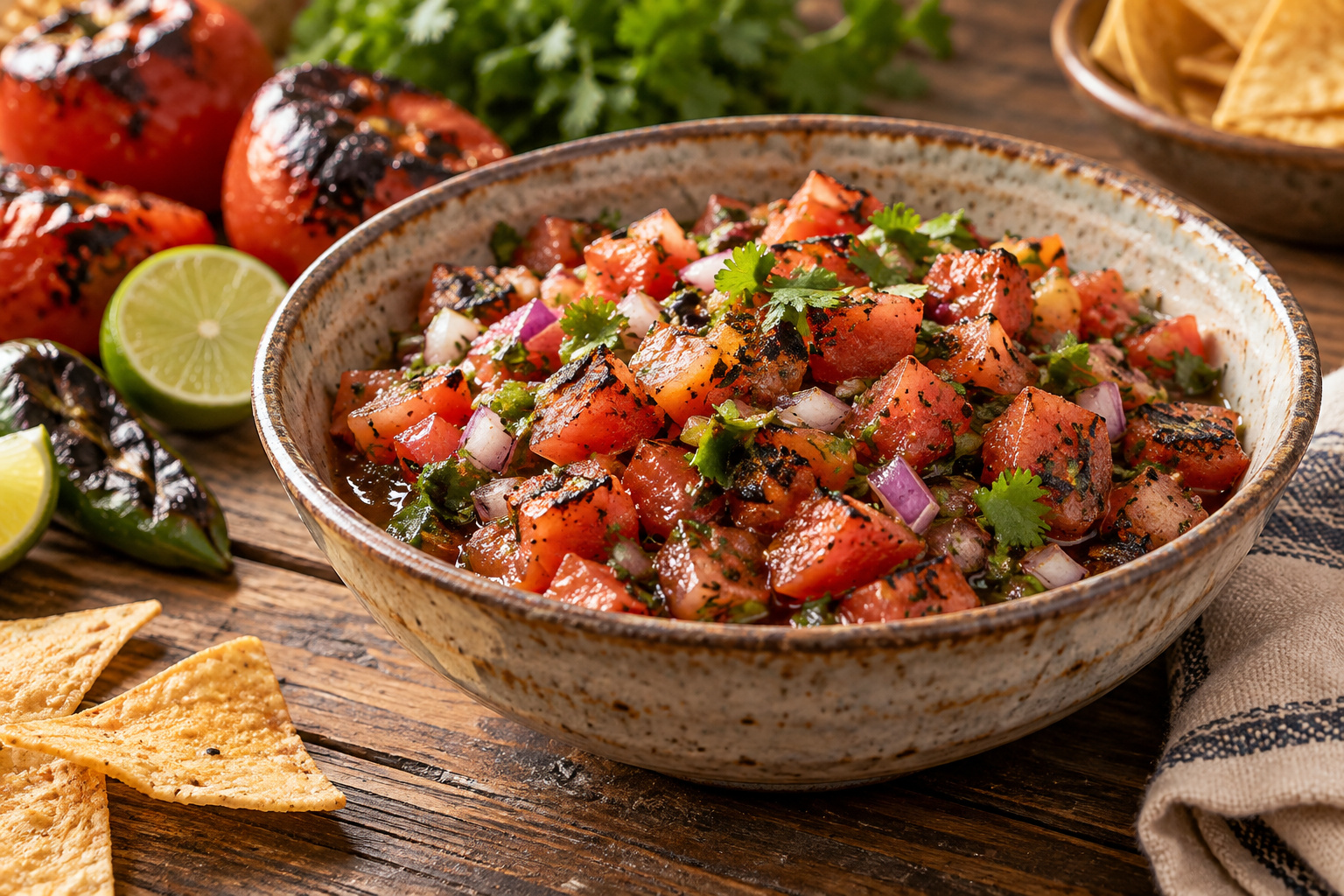 Grilled Tomato Salsa
