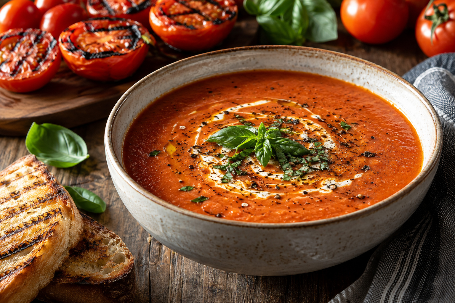 Grilled Tomato Soup