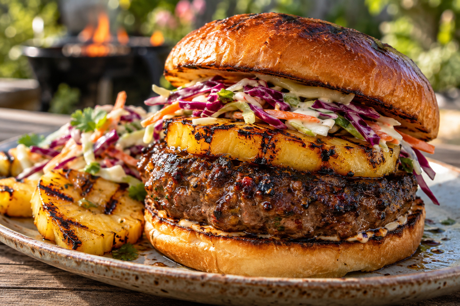 Jamaican Jerk Burgers