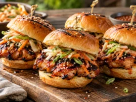 Korean Chicken Sliders