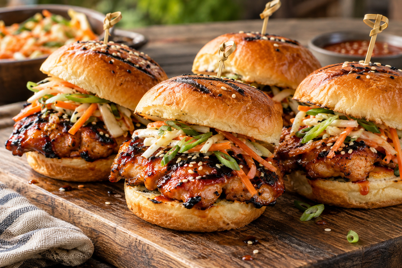 Korean Chicken Sliders