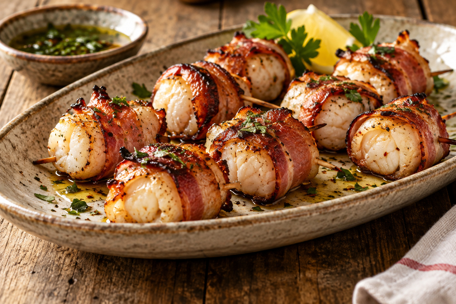 Monkfish in Bacon Tapas