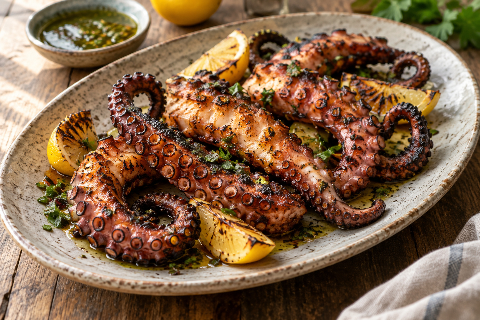 Simple Grilled Octopus