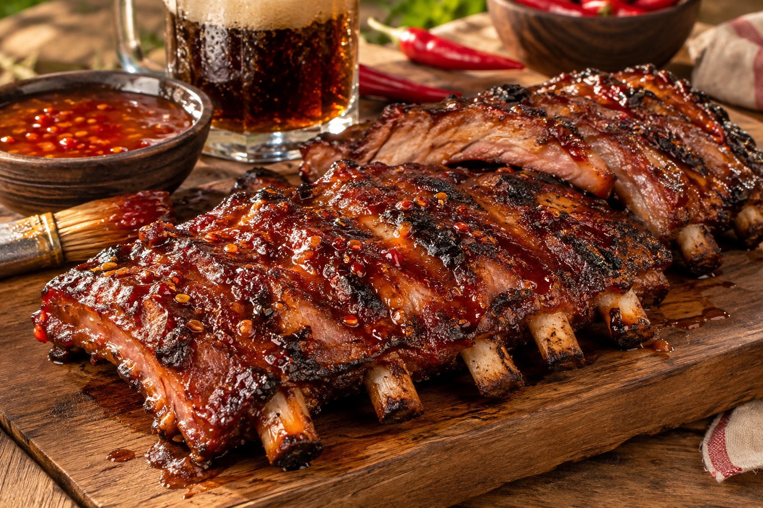 Sweet Chili and Root Beer Baby Back Ribs