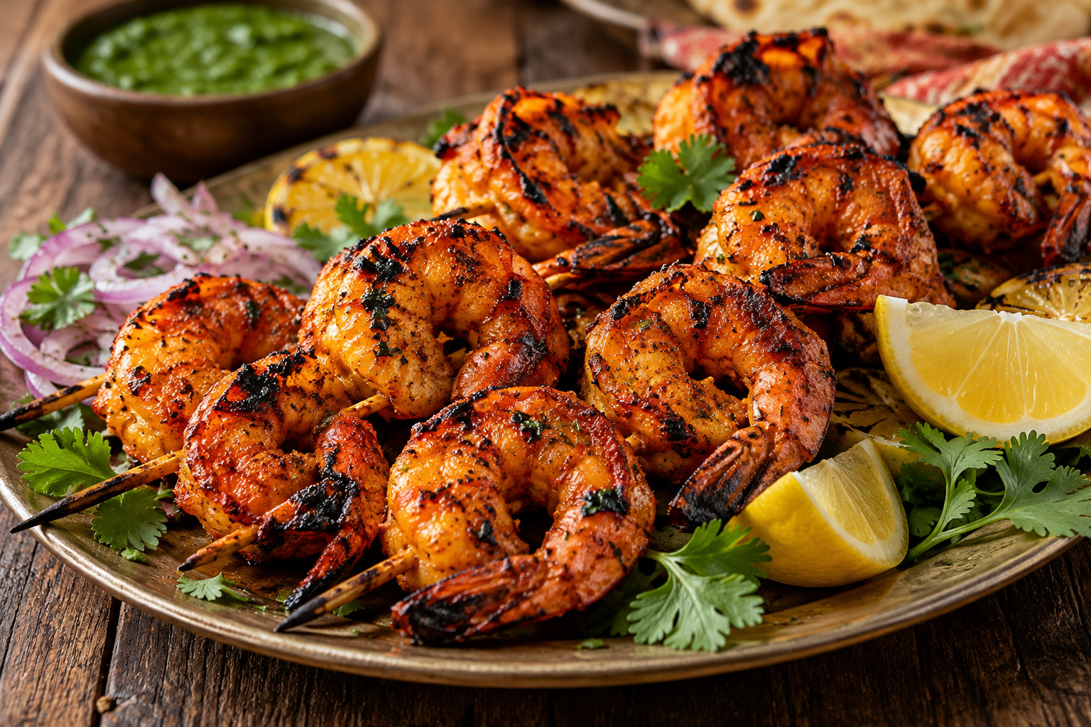 Tandoori-Style Grilled Meat or Shrimp